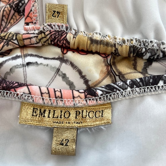 EMILIO PUCCI WHITE MULTI BIKINI SIZE IT 42 / US 8 NWOTS! - Picture 16 of 16